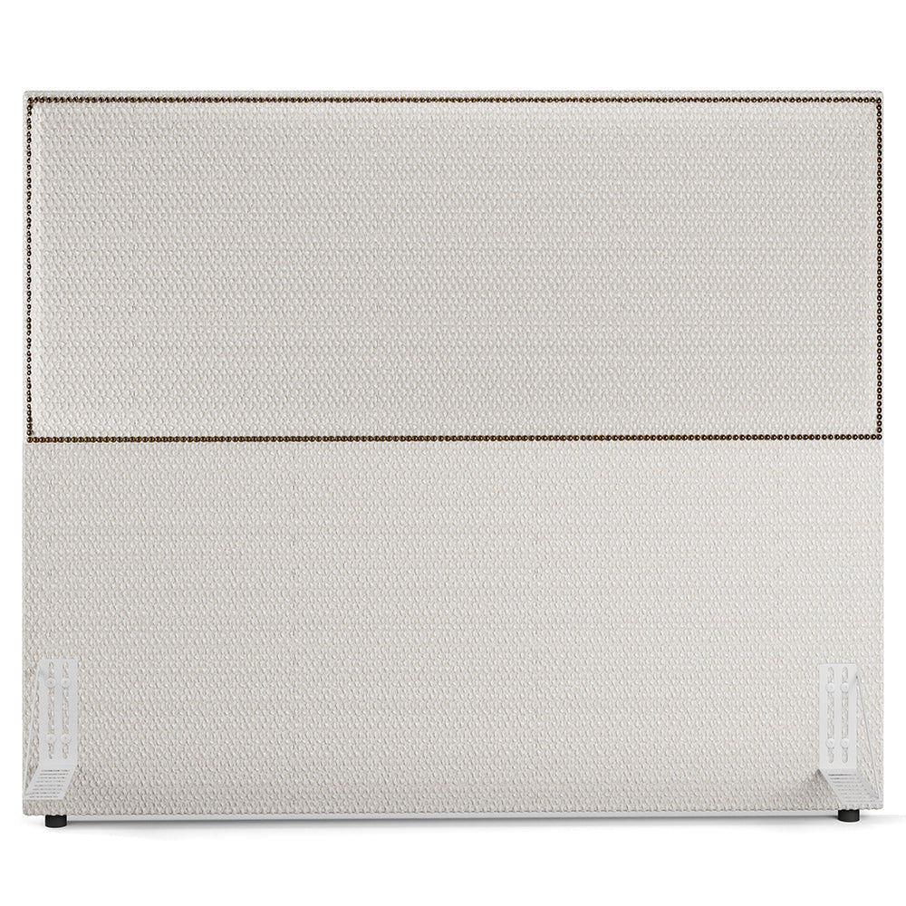 Cabeceira Cama Box Casal Com Tachas 140 cm Vicenza L02 Bouclê Cru