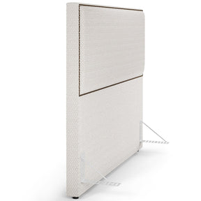 Cabeceira Cama Box Casal Com Tachas 140 cm Vicenza L02 Bouclê Cru