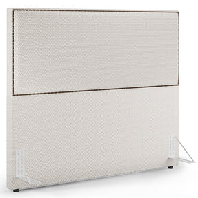 Cabeceira Cama Box Casal Com Tachas 140 cm Vicenza L02 Bouclê Cru
