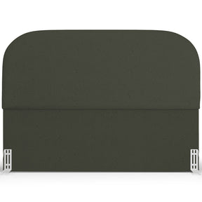 Cabeceira Cama Box King 195cm Orgânica Lanna W01 Linho Verde Musgo