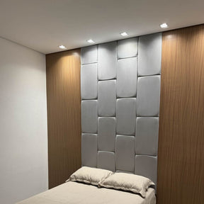Kit [14 PLACAS] Cabeceira [Até o Teto] -  Cama Box Casal/Queen/King